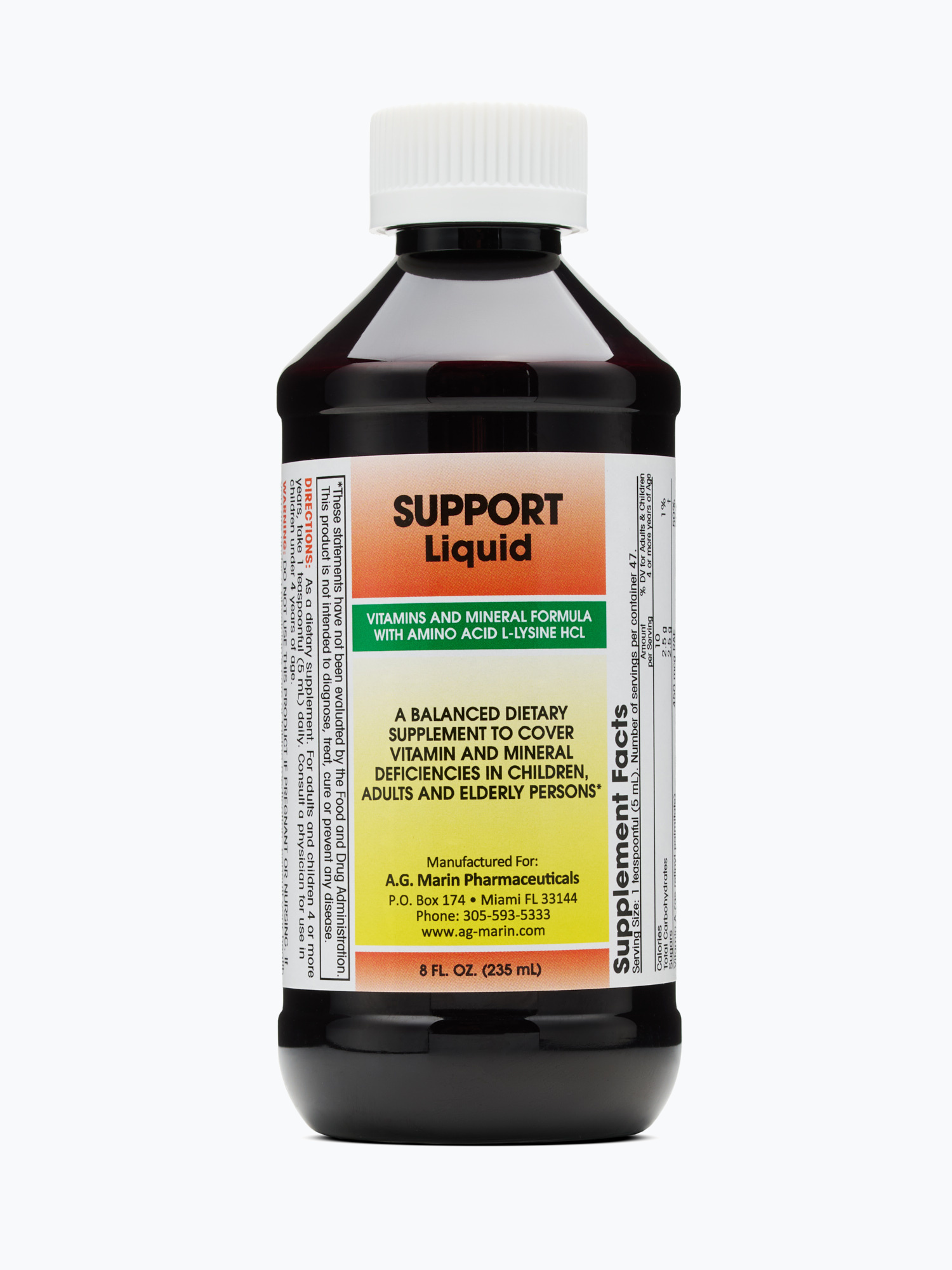 Support Liquid Vitamin Supplement - view 2